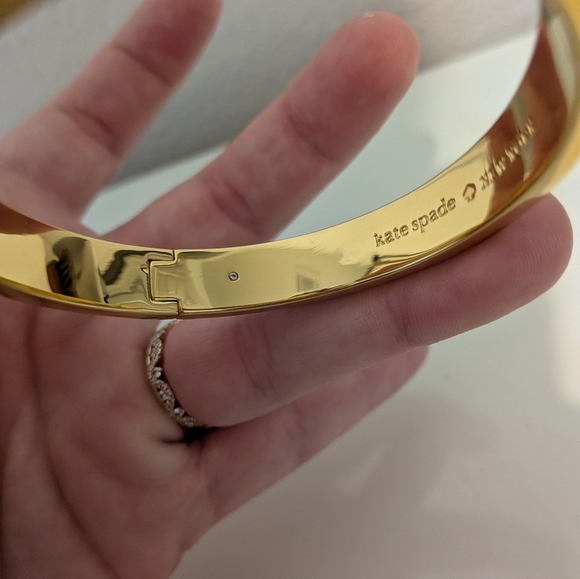 Kate Spade Cream and Gold Bangle Bracelet - Picture 4 of 7